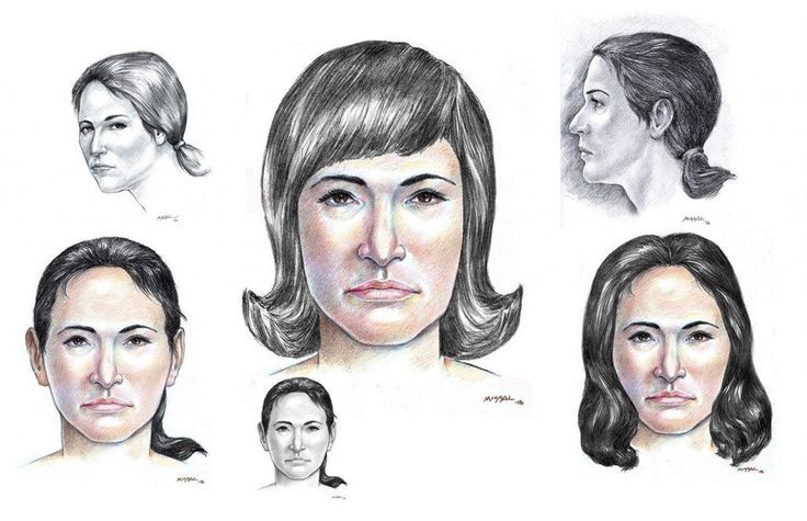 Retratos sobre la mujer de Isdal