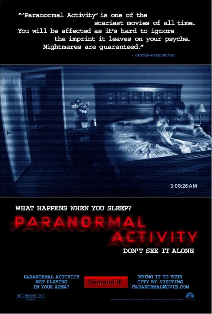 Casas embrujadas: Paranormal Activity (2007)