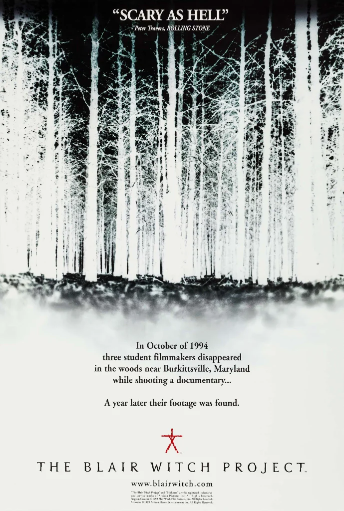 10 de horror: The Blair Witch Project (1999)